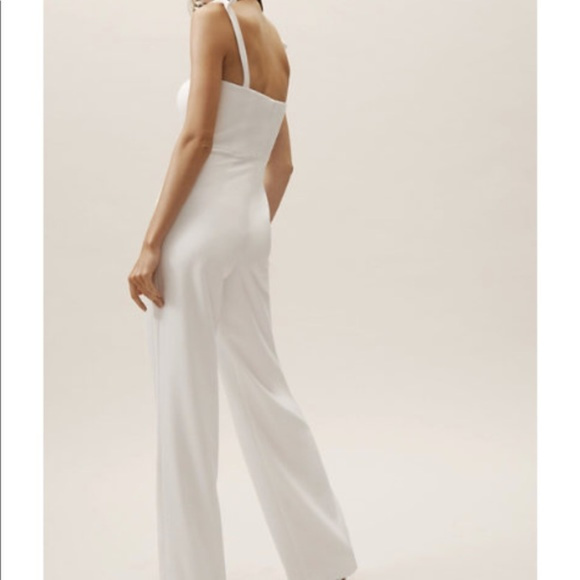 BHLDN Theia Trinity White Jumpsuit NWOT - Picture 3 of 9